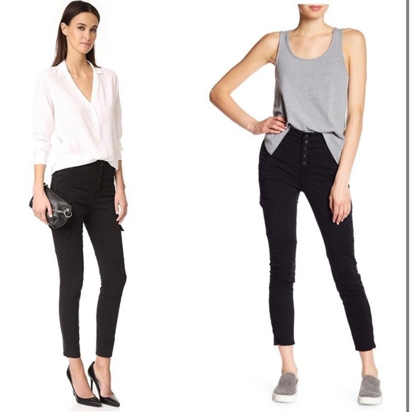 J. Brand Brigitte High Rise Utility Cargo Skinny Jeans - Picture 4 of 8